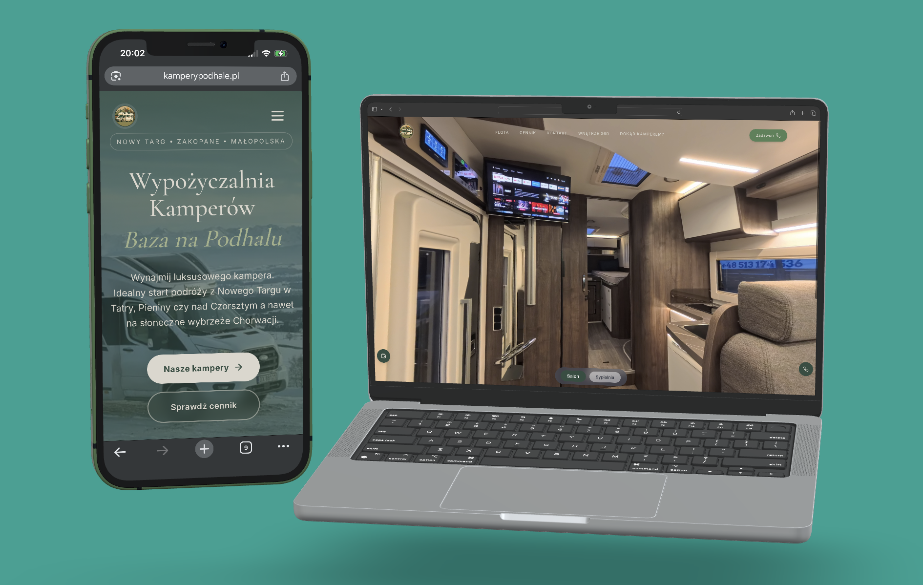 Wypożyczalnia Kamperów project screenshot